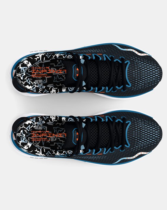 Men's UA HOVR™ Infinite 5 Inclement Weather Running Shoes in Black image number 2